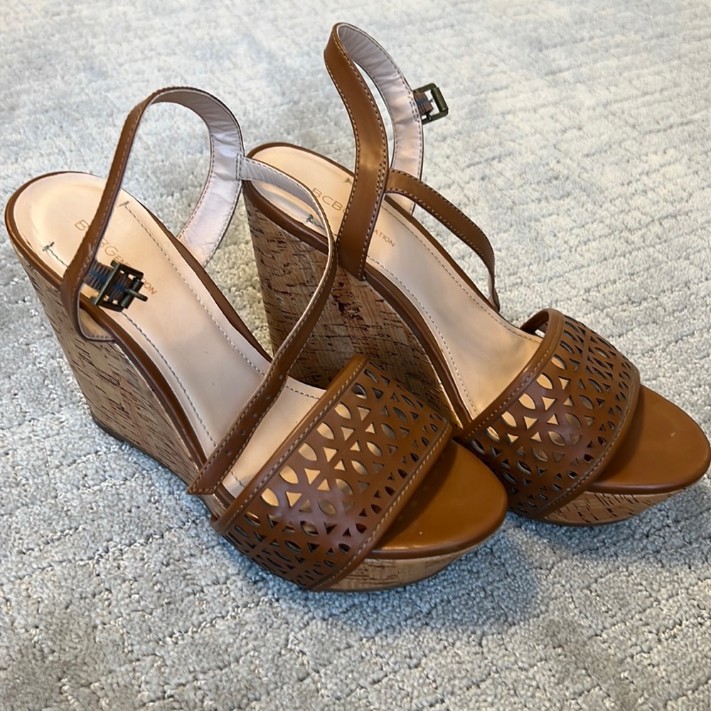 BCBG Brown Wedges